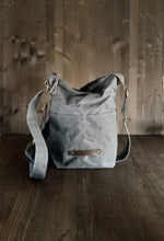 Load image into Gallery viewer, Convertible backpack purse, crossbody bag, convertible canvas bag
