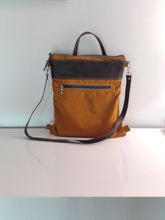 Load image into Gallery viewer, Laptop backpack,  backpack purse, travel backpack, zaino convertibile in borsa
